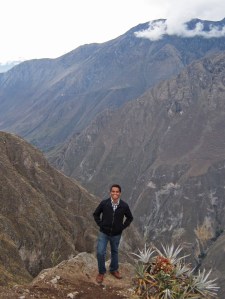 At the Cruz del Condor viewpoint